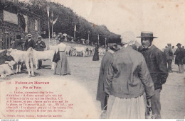 I29-21) SAULIEU - COTE D'OR - FOIRES EN MORVAN - FIN DE FOIRE - VEAUX  - MARCHE - ( 2 SCANS ) - Saulieu