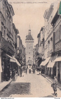 I27-47) VILLENEUVE SUR LOT - LA RUE DE PARIS - ANIMEE - HABITANTS - EN 1912 - ( 2 SCANS ) - Villeneuve Sur Lot