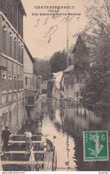 I26-37) CHATEAURENAULT - UNE TANNERIE SUR LA BRENNE - EN 1912 - Autres & Non Classés