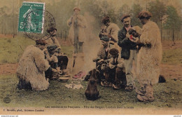 LEU MOULEUTE DE PASQUOUS - FETE DES BERGERS LANDAIS DANS LA LANDE - PREPARATION DE L'OMELETTE - 1907 - Autres & Non Classés