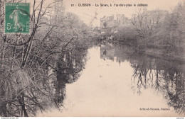 I26-44) CLISSON - LA SEVRE A L ' ARRIERE PLAN LE CHATEAU  - EN  1912 - Clisson