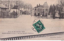 I20-45) MONTARGIS - CRUE DU 20 JANVIER 1910 -  LA RUE ADOLPHE COCHERY - CLICHE PHOTO RECLAME - Montargis