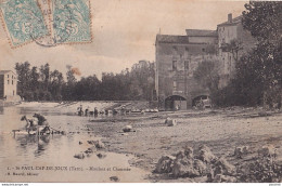 I20-81) SAINT PAUL CAP DE JOUX - TARN - LES MOULINS ET LA CHAUSSEE - LES LAVANDIERES - EN 1907 - Saint Paul Cap De Joux