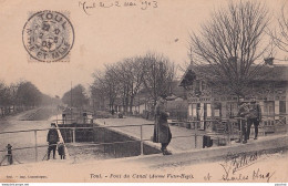 I18-54) TOUL - PONT DU CANAL AVENUE VICTOR HUGO - TRES BELLE ANIMATION - EN 1903 - Toul