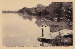 I17-31) GRENADE SUR GARONNE (HAUTE GARONNE) BERGE DE LA GARONNE - PONTON DU CERCLE NAUTIQUE - ANIMEE - ( 2 SCANS )  - Autres & Non Classés