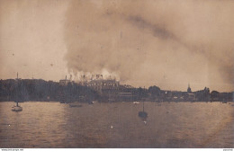 I17-33) ARCACHON - CARTE PHOTO - INCENDIE DU GRAND HOTEL - 21 SEPTEMBRE 1906 - ( 2 SCANS ) - Arcachon