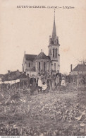 I31-45) AUTRY LE CHATEL - LOIRET - L ' EGLISE - ANIMATION -  HABITANTS   - ( 2 SCANS ) - Autres & Non Classés