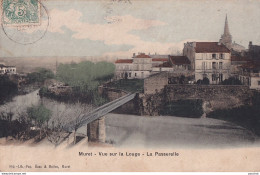 I31-31) MURET - VUE SUR LA LOUGE - LA PASSERELLE  - EN  1907 - Muret