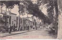 I31-54) SAINT - CLEMENT -  AVENUE DE  LA GARE  - ANIMEE  - HABITANTS  - ( 2 SCANS ) - Autres & Non Classés