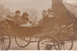 A14-75) PARIS - CARTE PHOTO - LE 13/1/1919 - RECEPTION - LA REINE DES BELGES ET MME POINCARRE  - ( 2 SCANS ) - Receptions