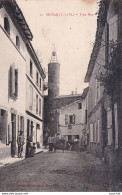 A13-82) BIOULE - TARN ET GARONNE - UNE RUE - ANIMEE - HABITANTS - ( 2 SCANS ) - Sonstige & Ohne Zuordnung