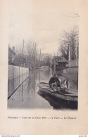 A12-78) VILLENNES - CRUE DE SEINE 1910 - LE PARC - LE PASSEUR  - ( 2 SCANS ) - Villennes-sur-Seine