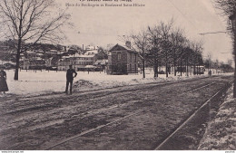 A10-76) ROUEN SOUS LA NEIGE - PLACE DU BOULINGRIN  ET BOULEVARD SAINT HILAIRE - ( 2 SCANS ) - Rouen