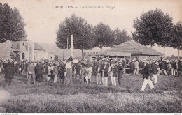 A10-84) CAVAILLON - LES COURSES  ET LE PESAGE - ANIMATION - EN 1924 -  ( 2 SCANS ) - Cavaillon