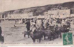 62) BOULOGNE SUR MER - NOUS APPORTONS AUX ENFANTS LE MEILLEUR DES APERITIFS - ANIMEE - TROUPEAU DE CHEVRES - EN 1913 - Boulogne Sur Mer