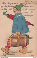 PARIS EXPOSITION DES ARTS DECORATIFS - ILLUSTRATEUR HEMGEY - CARTE A SYSTEME 10 PETITES VUES - 3 SCANS - Exhibitions