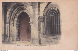  A24-47) AGEN - ECOLE SAINT CAPRAIS - PORTAIL , CHAPELLE - COULEURS - ( 2 SCANS ) - Agen