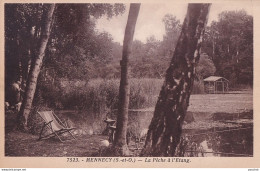 A23-91) MENNECY - 91) MENNECY - LA PECHE A L ' ETANG - ( 2 SCANS ) - Mennecy