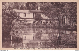 A23-91) MENNECY - HOTEL RESTAURANT DE LA PATTE D ' OIE  - ( 2 SCANS ) - Mennecy