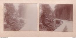 38) Grande Chartreuse (Isère) Vallée Du Guiers Près SAINT LAURENT DU PONT - PHOTO STEREO - LE 16/4/1900 - ( 2 SCANS ) - Stereoscopic