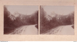 38) VALLEE  D ' AMBY - ISERE -  PHOTO STEREO - 19/8/1900 - ( 2 SCANS ) - Stereoscopic