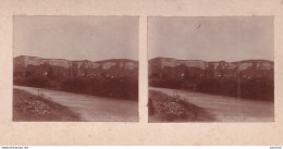  38) ROCHERS D ' HIERES - ISERE - PHOTO STEREO - LE 18/4/1900 - N° 2   - ( 2 SCANS ) - Stereoscopic