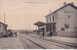 A21-13) PELISSANNE - PERSPECTIVE  DE LA GARE - ( 2 SCANS ) - Pelissanne