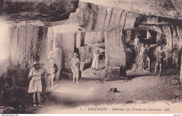 A20-17) MESCHERS - INTERIEUR DES GROTTES DES CARRIERES - ANIMEE - ( 2 SCANS ) - Meschers