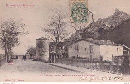 A20-26) ENVIRONS DE VALENCE - FERME DE LA BEYLESSE ET RUINES DE CRUSSOL - EN 1903  - Valence