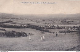 A20-64) GARLIN  - VUE DE LA BASSE GARLIN  - DIRECTION D ' AIRE  - ANIMEE - EN 1916 - ( 2 SCANS ) - Autres & Non Classés