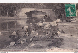 A17-47) AGEN - CANAL DU MIDI - GROUPE DE LAVEUSES - EN 1911  - Agen