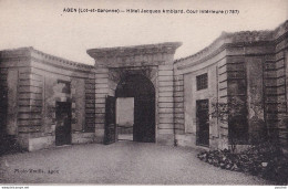 A16-47) AGEN - HOTEL  JACQUES  AMBLARD - COUR INTERIEURE  - 1787 - ( 2 SCANS ) - Agen