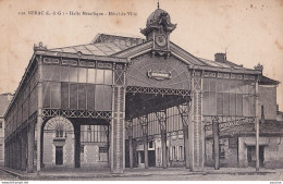 A15-47) NERAC - HALLE METALLIQUE - HOTEL DE VILLE - ( 2 SCANS ) - Nerac