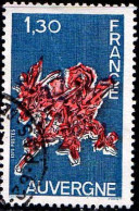 France Poste Obl Yv:1850 Mi:1933 Région Auvergne Fleurs (Beau Cachet Rond) - Oblitérés