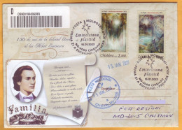 2023  Moldova FDC „Eminesciana Plastică”, „Creativity Of Mihai Eminescu In Painting” Art, Paintings, Modern - Moldavie