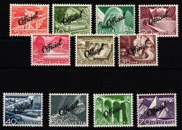 Schweiz Dienstmarken 64-74 Postfrisch #HA965 - Autres & Non Classés