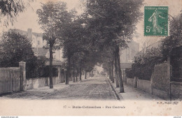 A12-92) BOIS COLOMBES - RUE CENTRALE - EN  1908 - Autres & Non Classés