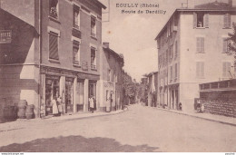 A9-69) ECULLY - ROUTE DE DARDILLY - ( 2 SCANS ) - Autres & Non Classés