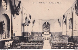 A9-93) LE BOURGET -  INTERIEUR DE L ' EGLISE  - ( 2 SCANS ) - Le Bourget