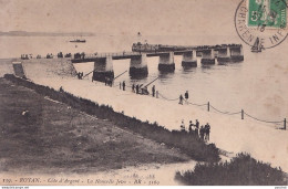 A7-17) ROYAN - LA NOUVELLE JETEE - EN 1913   - Royan