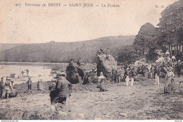  A6-29) ENVIRONS DE BREST - SAINT JEAN - LE PARDON  EN 1907 - ( 2 SCANS ) - Saint-Jean-du-Doigt