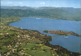 71484615 Lindau Bodensee Mit Bregenzer Bucht Und Schweizer Alpen Fliegeraufnahme - Lindau A. Bodensee