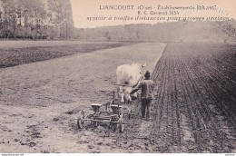 60) LIANCOURT (OISE) ETABLISSEMENTS BAJAC SEMOIR A TOUFFES DISTANCEES POUR GROSSES GRAINES - AGRICULTURE -  2 SCANS  - Liancourt