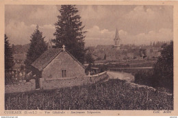 A25-71) CUISEAUX ( SAONE ET LOIRE ) VUE GENERALE - ANCIENNES LEPRERIES - ( 2 SCANS ) - Other & Unclassified