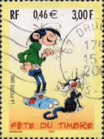 France Poste Obl Yv:3370 Fête Du Timbre Franquin (beau Cachet Rond) - Oblitérés