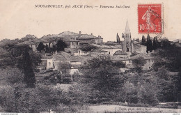 A24-32) NOUGAROULET PRES AUCH - GERS - PANORAMA SUD OUEST - EGLISE ET HABITATIONS - EN  1918 1915 - Other & Unclassified