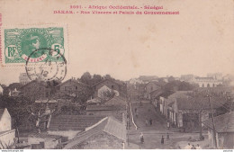 A22- DAKAR - SENEGAL - RUE VINCENS ET PALAIS DU GOUVERNEMENT - EN  1912 - Senegal