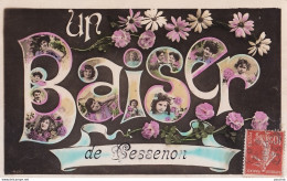 A21-34) CESSENON - HERAULT - UN BAISER - MULTIPLES  VISAGES -  EN 1910 - Andere & Zonder Classificatie