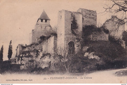 A21-47) CLERMONT DESSOUS - LE CHATEAU - ( 2 SCANS ) - Autres & Non Classés