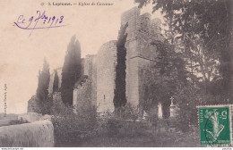 A18- 47) LAPLUME - LOT ET GARONNE - EGLISE DE CAZEAUX - CIMETIERE -  EN 1913 - Autres & Non Classés